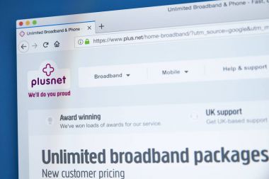 PlusNet Web sitesi