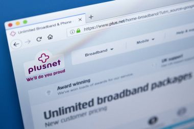 PlusNet Web sitesi