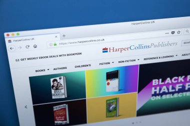 HarperCollins Publishers Web sitesi