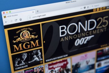 MGM stüdyoları Web sitesi