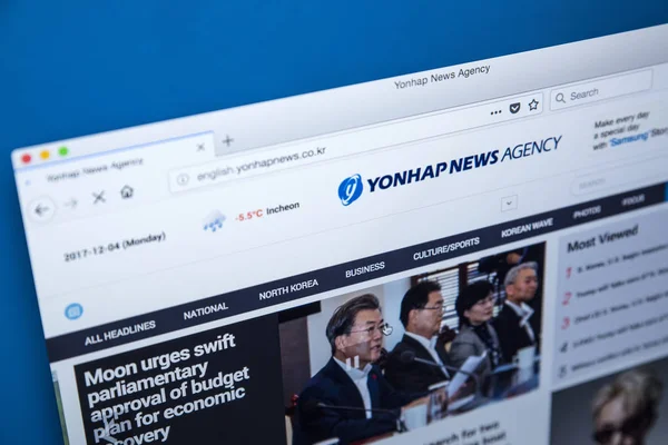 Nachrichtenagentur Yonhap — Stockfoto