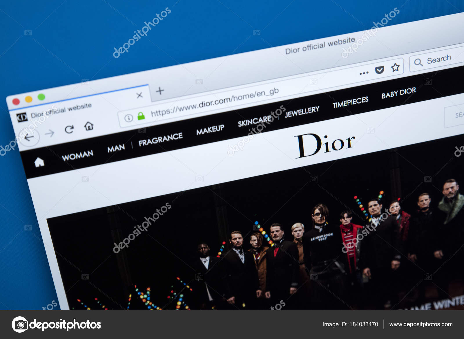 christian dior website