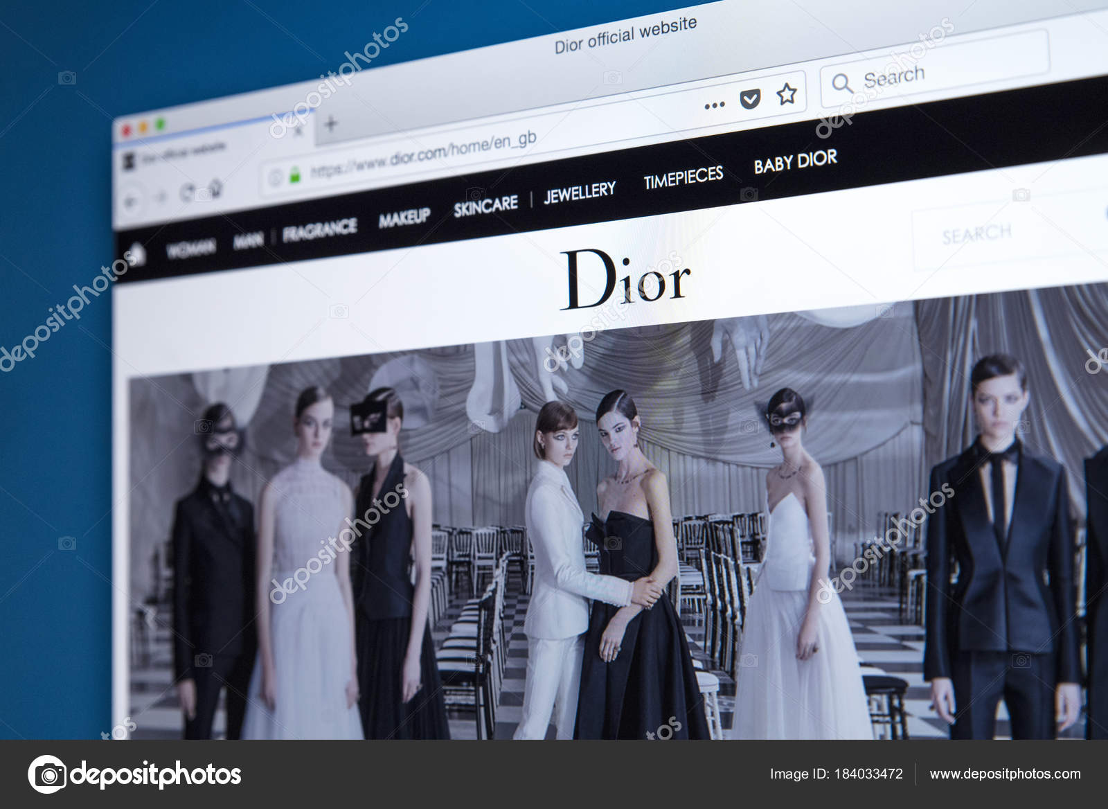Christian Dior Website – Stock 