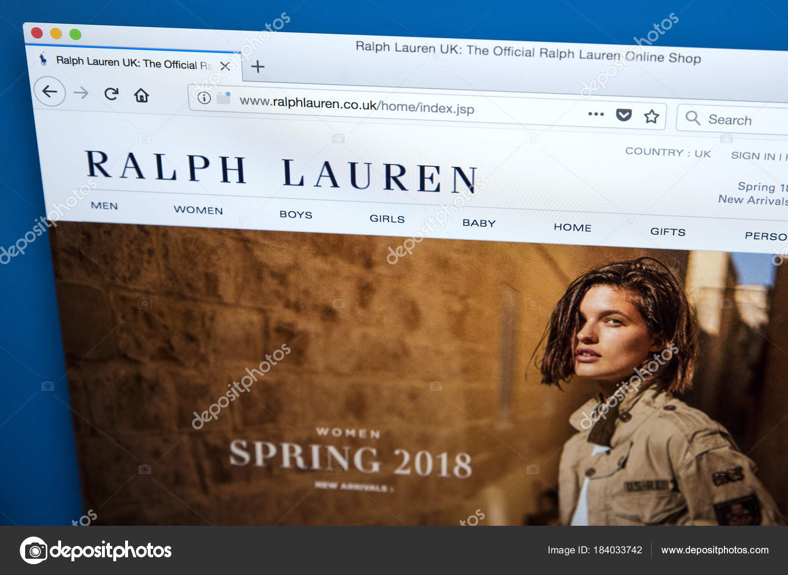 ralph lauren's website