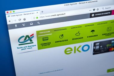 Kredi Agricole Web sitesi