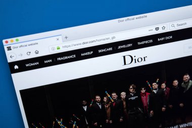 Christian Dior Web sitesi