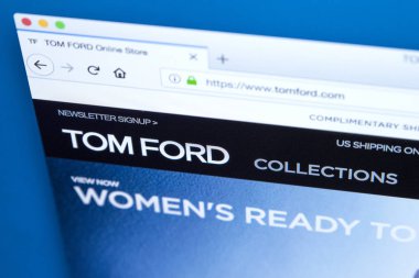 Tom Ford Web sitesi