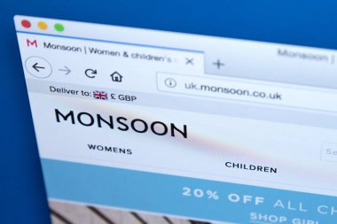 Muson giyim zinciri Web sitesi