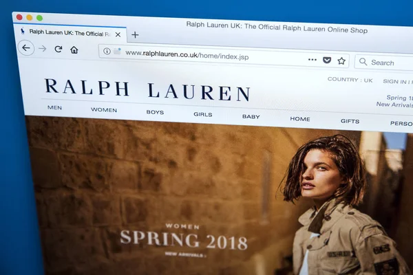 Ralph Lauren Sitio web — Foto de Stock