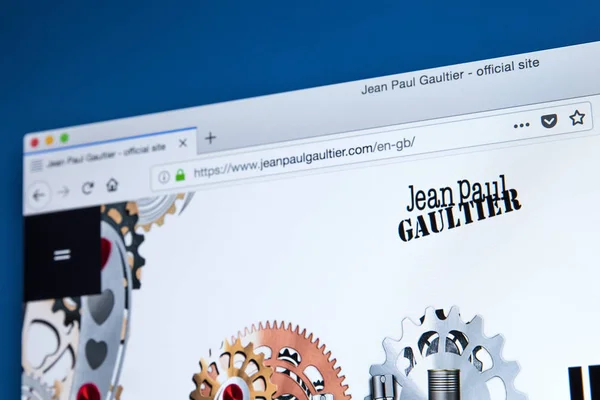 Jean Paul Gaultier Sitio web — Foto de Stock