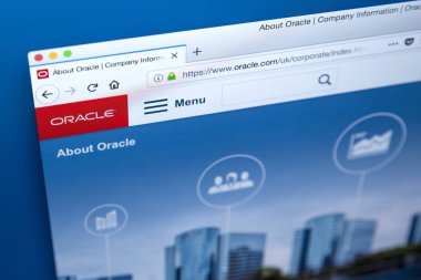 Oracle Corporation Web sitesi