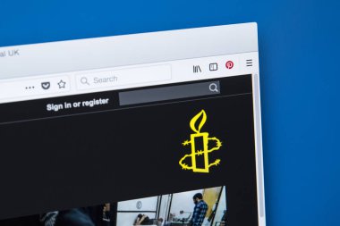 Amnesty International Web sitesi