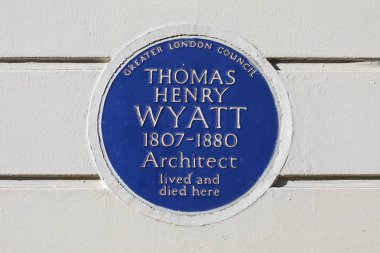 Thomas Henry Wyatt plak Londra'da