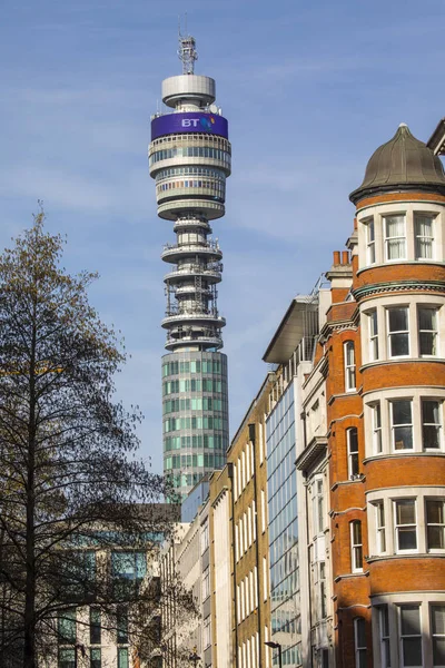 BT tower v Londýně — Stock fotografie