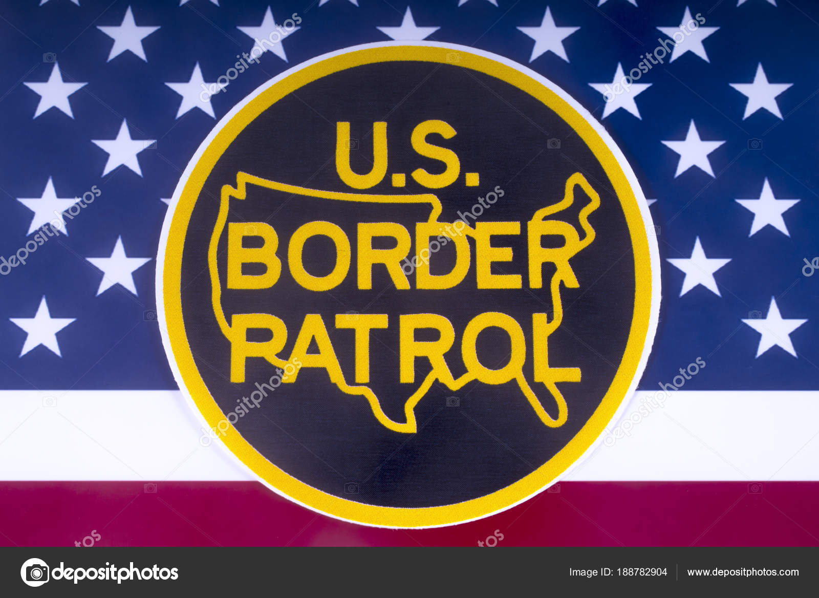 border patrol flag