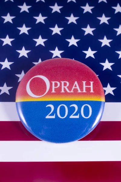 Oprah 2020 Başkan adayı — Stok fotoğraf