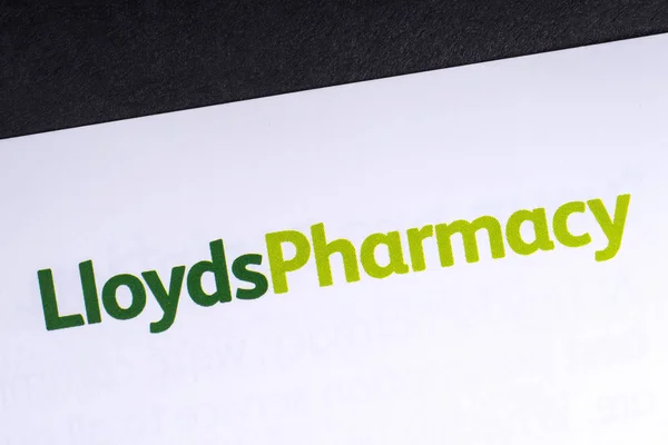 Логотип Lloyds Pharmcy — стоковое фото