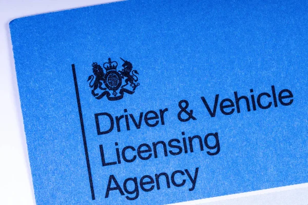 Logo dell'agenzia di patente di guida e del veicolo — Foto Stock