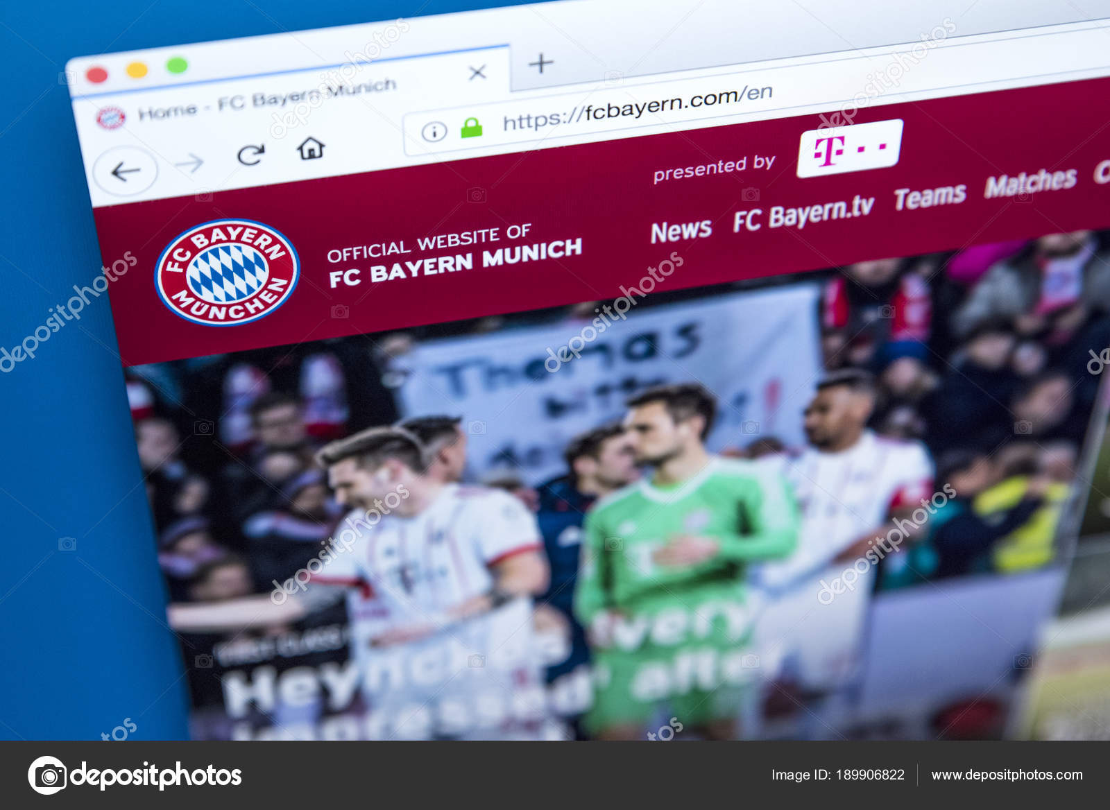 Сайты немецких футбольных клубов