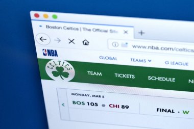 Boston Celtics Web sitesi