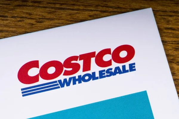 Logotipo de Costco por atacado Corporaçõ — Fotografia de Stock