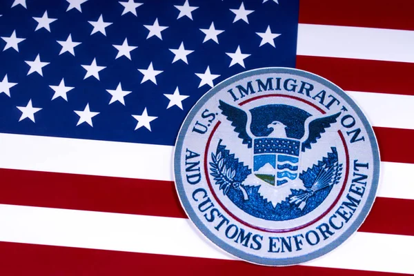 Amerikai Bevándorlási és vámügyi végrehajtási — Stock Fotó