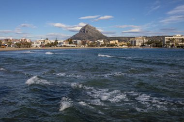 Montgo dağın Javea İspanya içinde