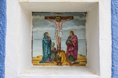 Guadalest İspanya dini görüntü