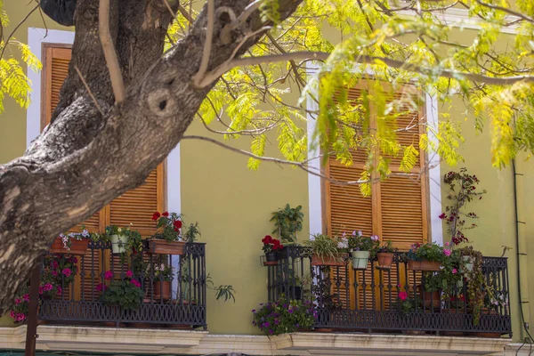 Mooie architectuur in Denia in Spanje — Stockfoto