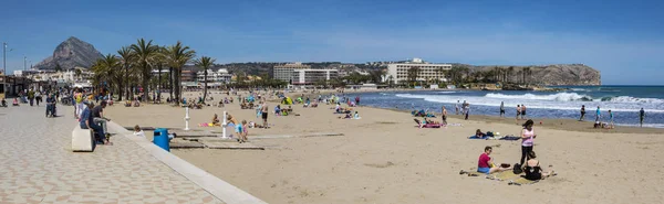 Playa Arenal en Javea España — Foto de Stock