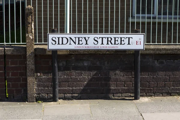 Sidney Street v Londýně — Stock fotografie
