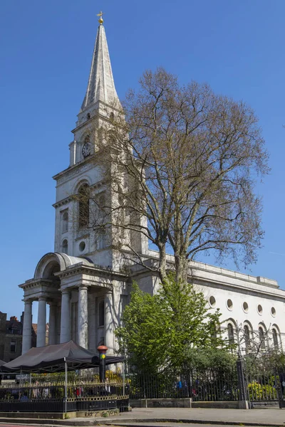 Spitalfields церква Христа в Лондоні — стокове фото