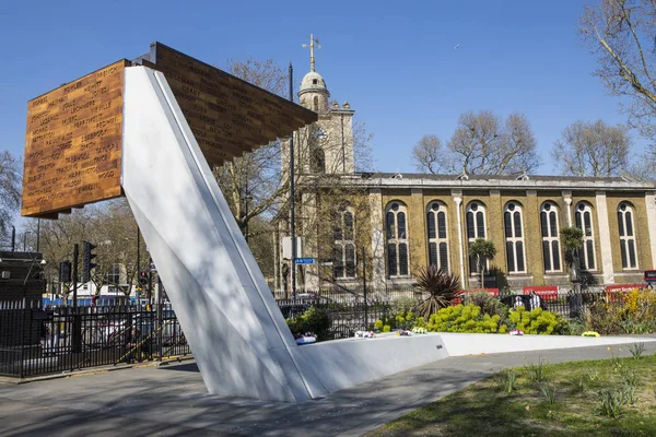 Bethnal Green Ww2 трубки катастрофи Меморіал — стокове фото