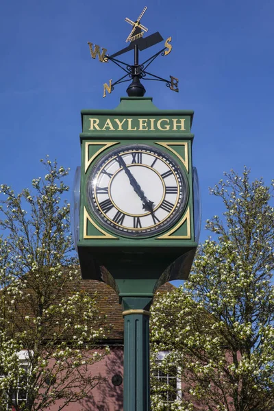 Πόλη ρολόι σε Rayleigh Essex — Φωτογραφία Αρχείου
