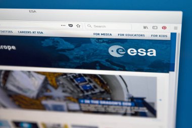 Avrupa Uzay Ajansı Web sitesi