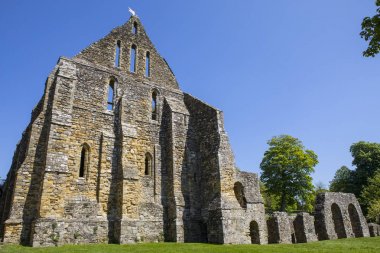 Savaş Abbey East Sussex'deki / daki kalıntıları