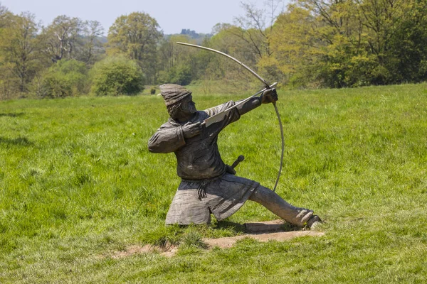 Escultura Norman Archer en Battle Abbey —  Fotos de Stock