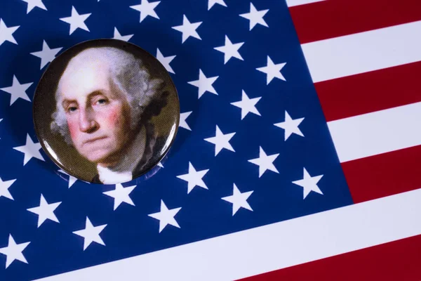London Storbritannien April 27Th 2018 George Washington Badge Bilden Över — Stockfoto