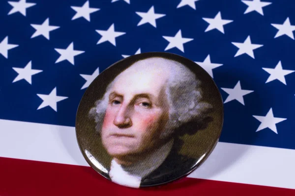 Londra Regno Unito Aprile 2018 Distintivo George Washington Raffigurato Sopra — Foto Stock