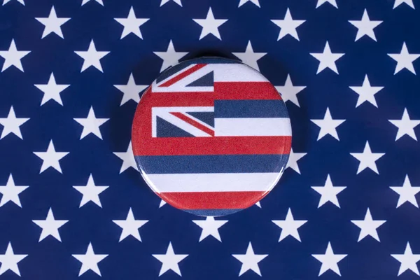 Londres Reino Unido Abril 2018 Símbolo Del Estado Hawaii Representado —  Fotos de Stock