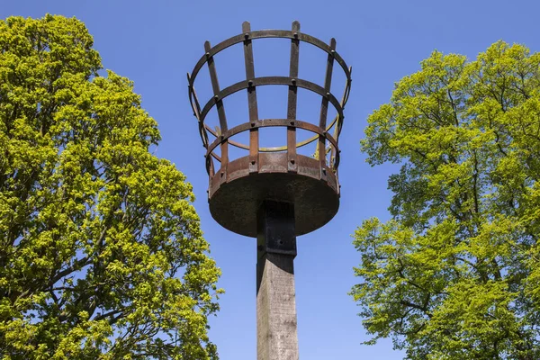 Widok Beacon Colchester Castle Park Zabytkowym Mieście Colchester Essex Wielka — Zdjęcie stockowe