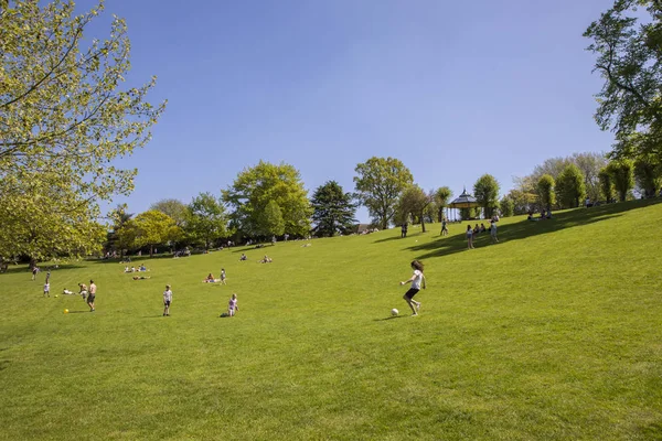 Colchester May 7Th 2018 View Colchester Castle Park Historic Town — Stock Photo, Image