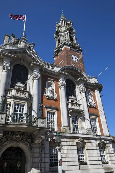 Colchester Česko Května 2018 Pohled Působivé Architektury Colchester Town Hall — Stock fotografie