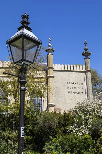 Een Weergave Van Buitenkant Van Het Brighton Museum Kunstgalerie Brighton — Stockfoto