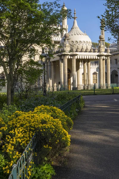 Una Vista Del Histórico Pabellón Real Ubicado Ciudad Brighton Sussex —  Fotos de Stock