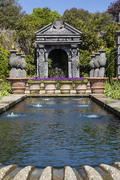 Arundel Mai 2018 Ein Wunderschönes Wasserspiel Garten Des Arundel Castle — Stockfoto