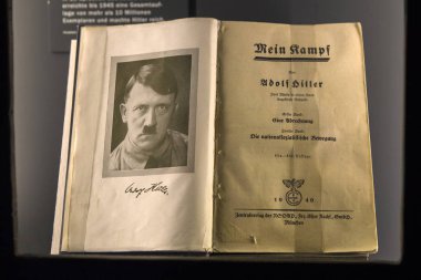 Mein Kampf Book on Display clipart