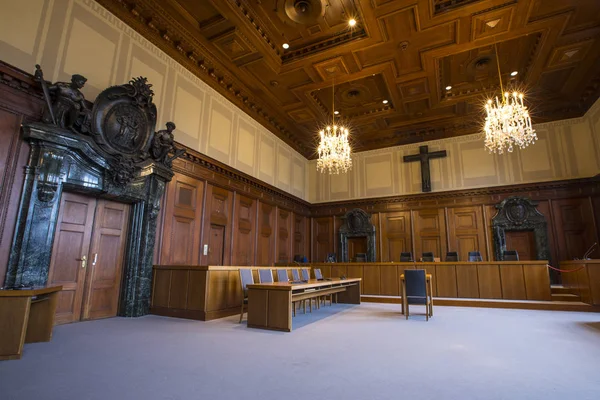 Nuremberg Trials Courtroom — Stock Photo, Image