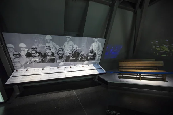 Memorial aos Julgamentos de Nuremberga em Nuremberga — Fotografia de Stock