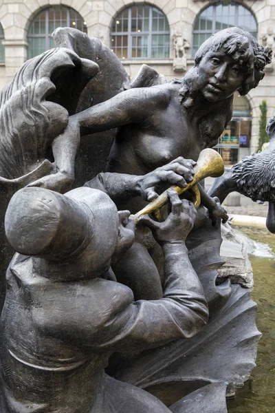 Marriage Carousel Fountain in Nuremberg — Stock Photo, Image